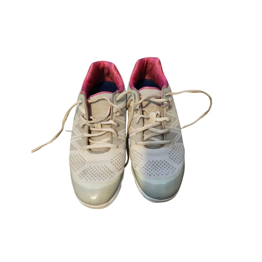 FootJoy‎ Athletic Golf Shoes In White And Pink Fir Women Size 8 Lightweight
